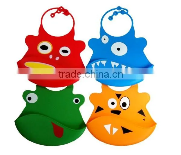 Soft Popular 100% Food Grade Baby Waterproof Bib photo-4