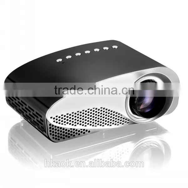 New!! Wholesale Mini Portable LED Digital Projector Portable Home Theater LED LCD Projector White Digital Projector TV USB VGA photo-5