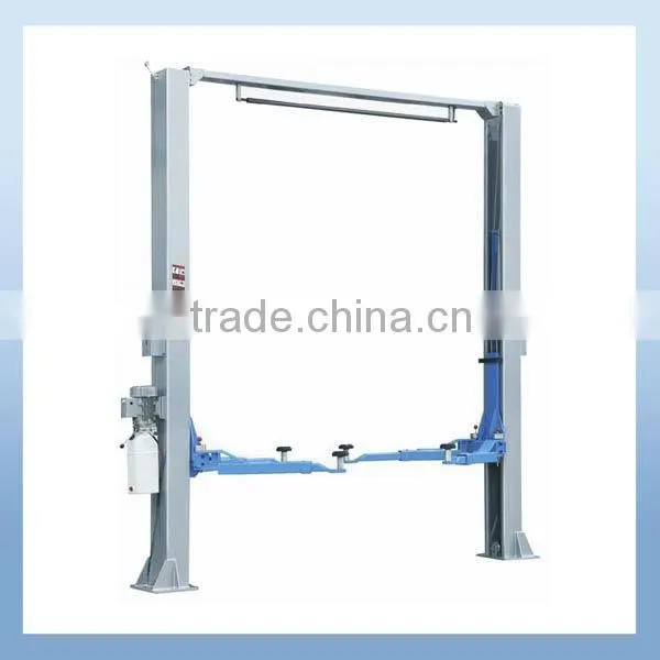 Single Point Release Clear Floor Two Post Car Lift