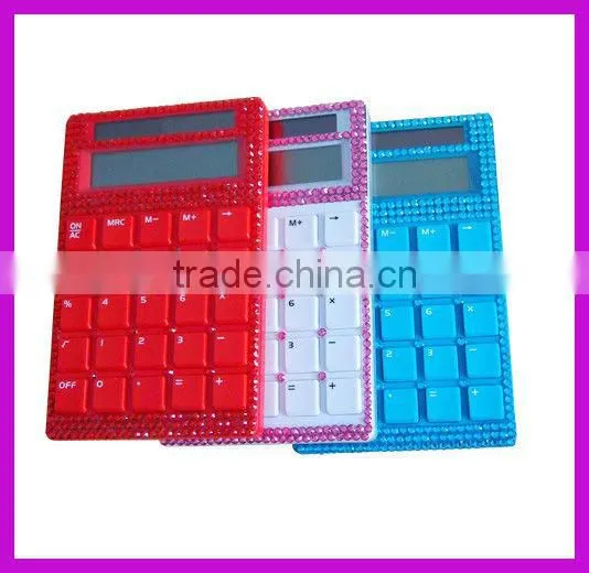 School Hot Selling Rhinestone Desk Calculator for Students Quality Choice photo-2