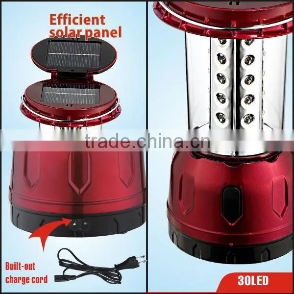 High Quality USB Plastic Portable Led Solar Lantern photo-2