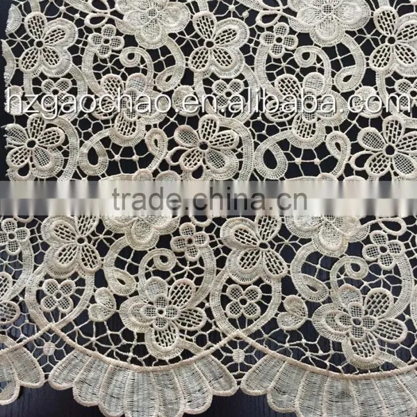 Polyester Water Soluble Full Embroidery