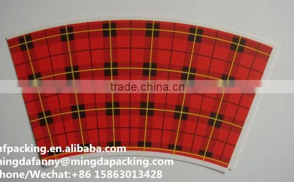 Customized Size Paper Cup Fan,paper Cup Sheet With Any Print photo-3