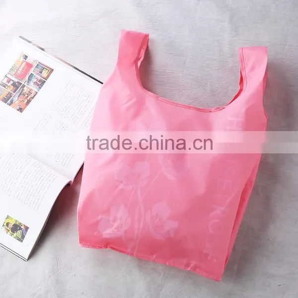 Useful Supermarket Shopping Tote Bag Polyester Fabrics Bag photo-3