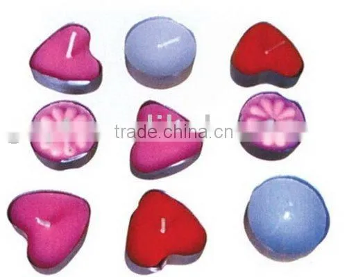 Crazy birthday heart shape floating candle