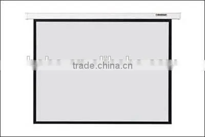 HD 3D Home Cinema Motorized Projector Screen/Electric Projection Screen With RF Remote Control photo-3
