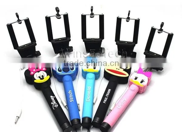 Cartoon Hello Kitty Aluminumalloy Selfie Sticks photo-3
