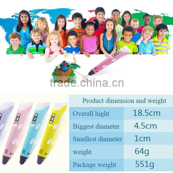 New Kids Toy 3D Printer Pen Drawing In The Air photo-2