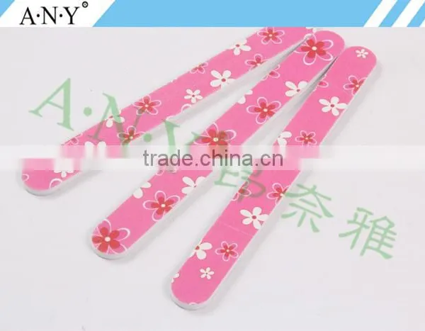 Nails Cure Polishing and Shaping Cure Pink Flower Nail File Standard Size photo-2