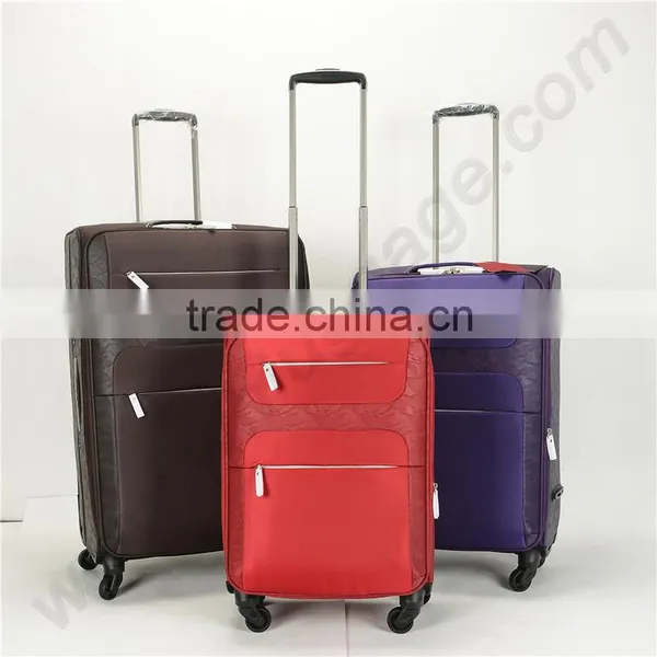 Nylon Material and Men Women Department Name Suitcase Set