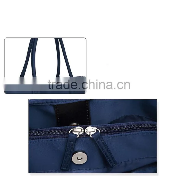 Factory Wholesale Fashionable Leisure Nylon Waterproof Zippered Multi-functional Tote Bag GW742 photo-3