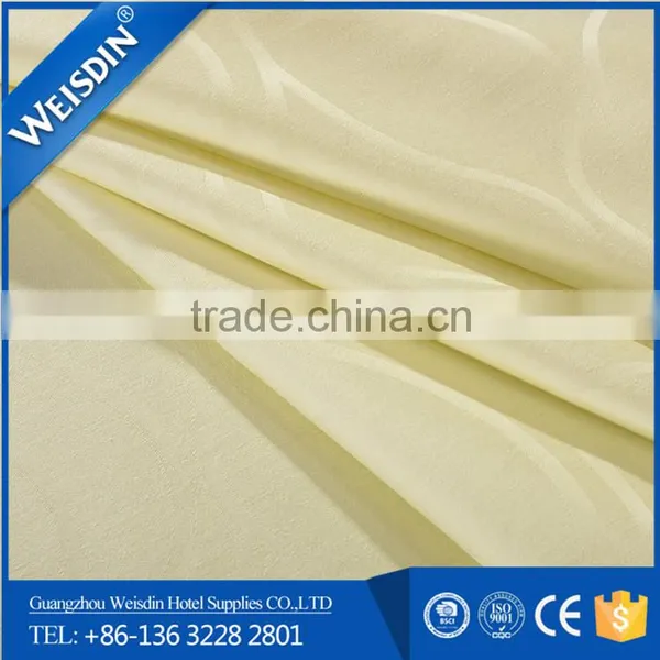 WEISDIN Manufacture 100% Cotton Hotel White Bed Sheet photo-2