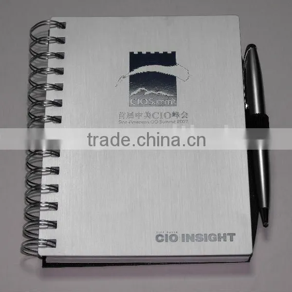 Aluminum Business Notebook/diary