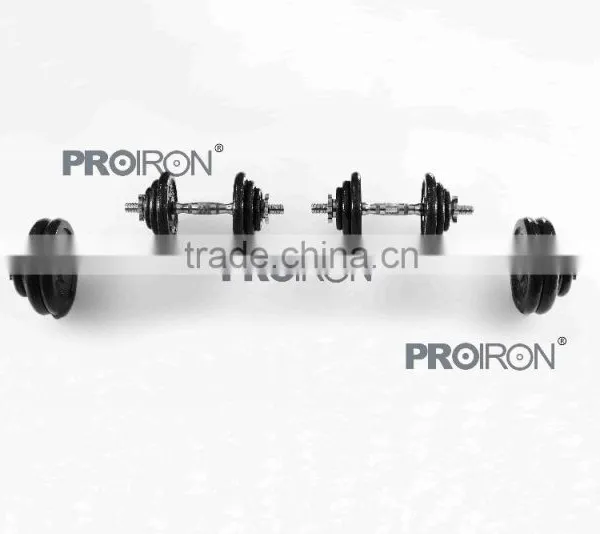 Gym Equipment for Professional 50kg Adjustable Dumbbell to be Barbell Set