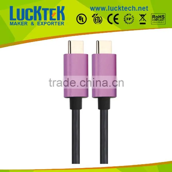 Colorful Metal Type c to Type c Usb 3.1 Cable