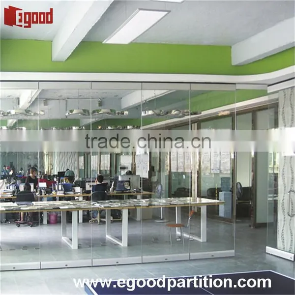 Movable Glass Partition Glass Access Door Pass Door Glass Panel photo-3