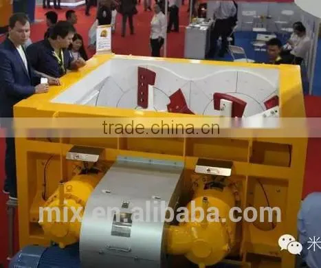 High Capacity 2000L Twin Shaft Concrete Mixer