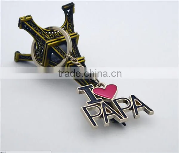 I Love Papa Key Chains Key Ring Keychains photo-3