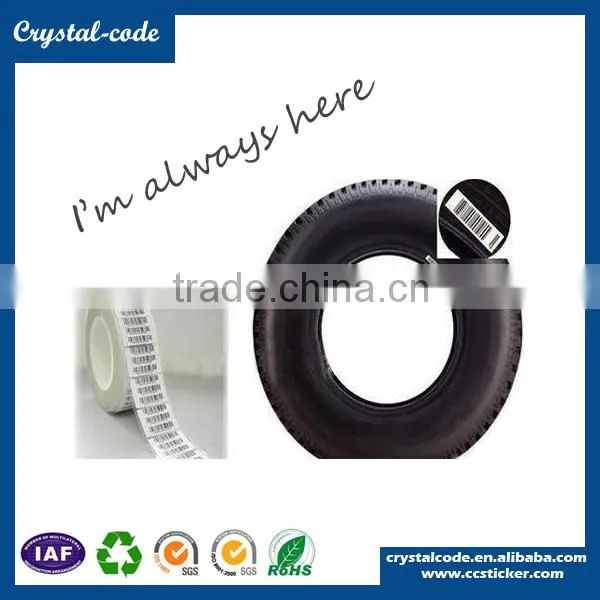 Printing Strong Adhesive Unremovable Tyre Label photo-2