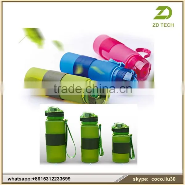 Wholesale Eco-friendly Food Grade Foldable Sport Water Bottle ZDS2007 photo-2