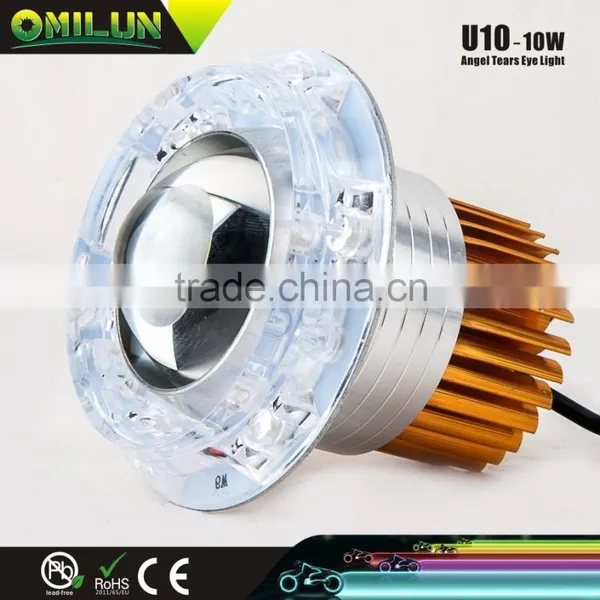 U10 LED Fog Light Motorcycle Led Projector Headlights for Angel Eye Quality Choice Most Popular photo-6
