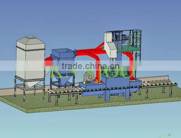 Automatic Intelligent Control Equipment H-beam Type Stones Shot Blasting Machine photo-5