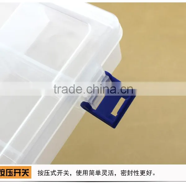 8 Partitions Departments Plastic Organizer photo-4