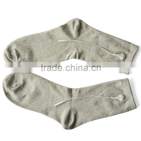 Conductive Unti Electric Sock in Silver Fiber for Physical Therapy photo-2