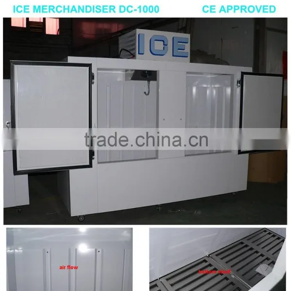 Auto-defrost Bagged Ice Storage Bin DC-1000 With Capacity 100Cu.ft photo-2