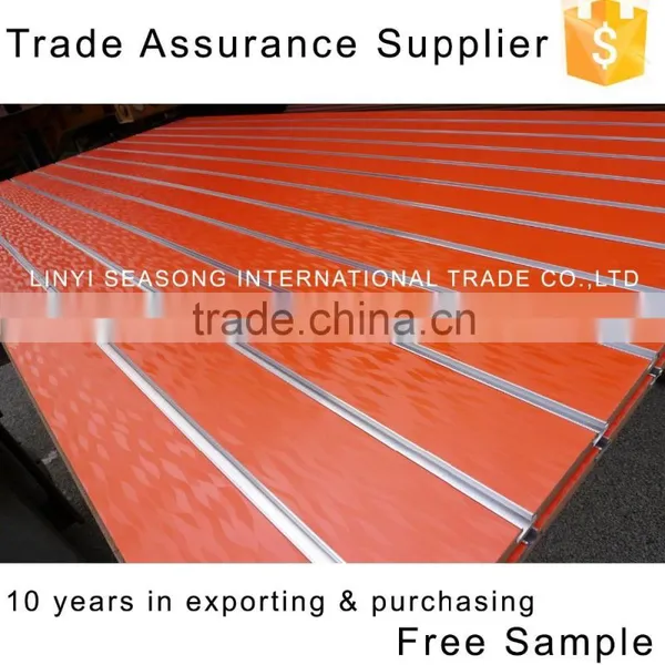 15mm Linyi Supermarket Shelves Orange Magic Mdf Slate Wall Panel