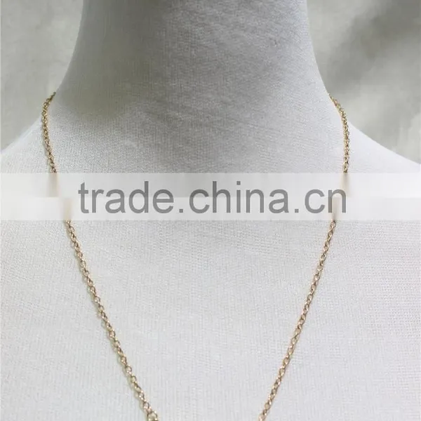 Cheap Short Chain Necklace W/Letter ANGEL Necklace Simple Chain Gold Necklace2016 Fashion Style Wholesale