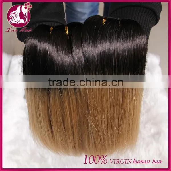 Express Wholesale Grade 7a Virgin Peruvian Colored Two Tone Human Hair Weave Bundles Overnight Shipping photo-3