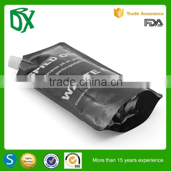 China Custom Printing Newest Matte Ldpe Stand up Spout Pouch for Liquid photo-2