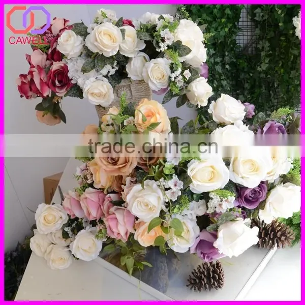Fake Rose Bushes,artificial Wholesale Cabbage Rose photo-5