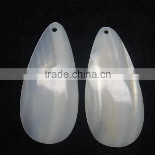 Exclusive Rare Arrival Mother of Pearl Gemstone Cabochon for Earring and Pendant Pear Shape photo-2