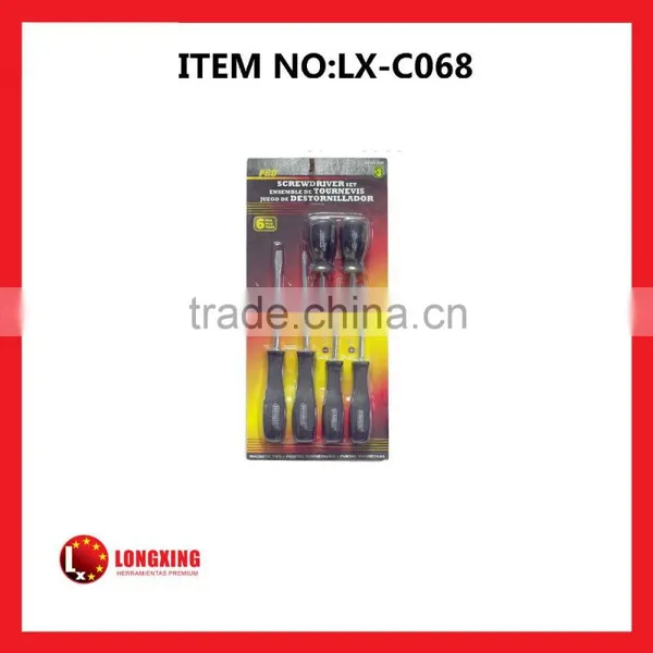 Promotion 6 Pcs Multi-function Screwdrivers Set Precision Screwdriver Set Rubber Screwdriver Set