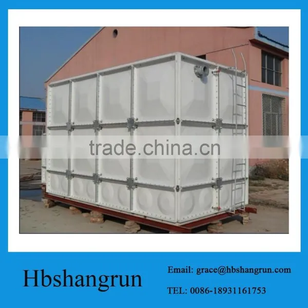 GRP FRP SMC Sectional Water Storage Tank For Fire Fighting and Drinking Water Storage photo-3