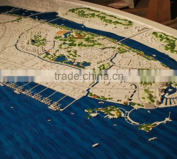 Island Area Urban Planning Model for Real Estate Developement Exhibition photo-2