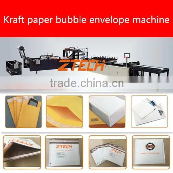 Ztech Factory Hot Sell Kraft Paper Bubble Envelop Machine
