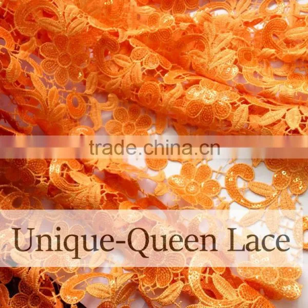 Hot Selling Guipure Laces African Clothing Materials for Wedding /cotton Cord Lace Fabric/quality African Guipure Lace Materials photo-3