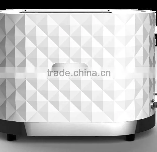 Diamond design 1000W 2 slice toaster