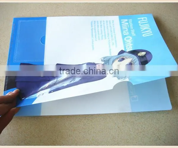Fancy Clear L Shape File Folder UV Printing photo-3