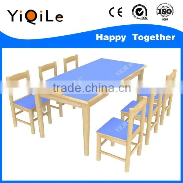 YiQiLe Children Reading Writing Wood Table photo-5