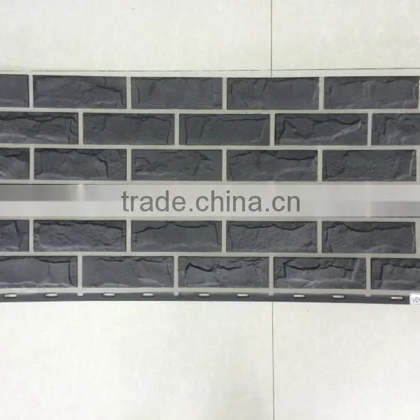 Easy Install and Light PP Material Exterior 3D Wall Panel for Villa photo-3
