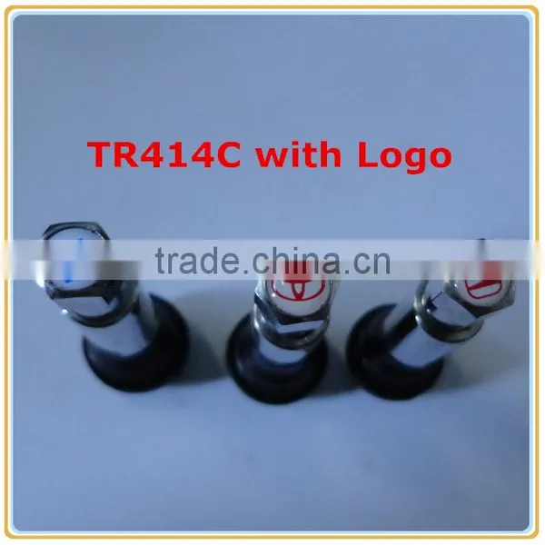 TR414C Direct Factory for Tire Valve Cap With Logo/Logo Designed Tire Valves