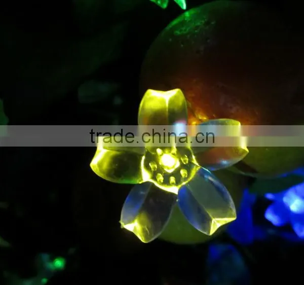 The Colourful Peach Blossom of Solar Christmas Lights photo-4