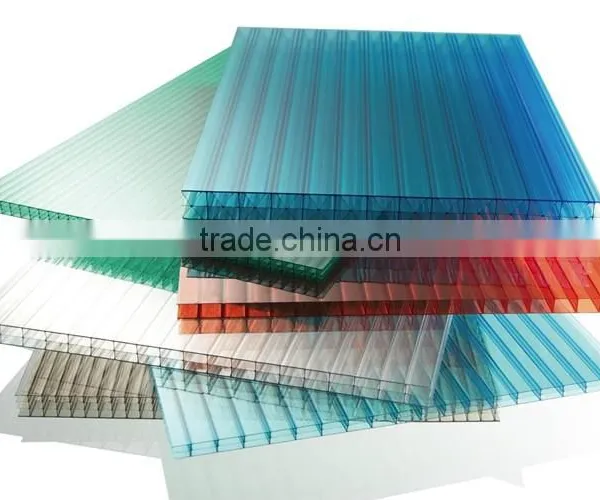 Translucent Double Wall 8mm Polycarbonate pc Roof Panel photo-5