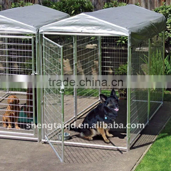 Galvanized Steel Outdoor Large Dog Backyard Kennels Factory photo-4