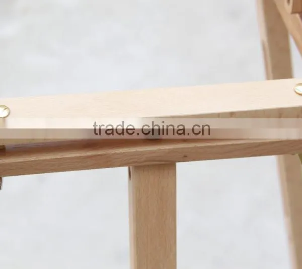 Bergino 78x78x202.7cm Wood Table Easel With Stands in Stock photo-6