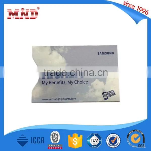 MDBS54 Paper Credit Card Holder RFID Blocking Credit Card Sleeve photo-2